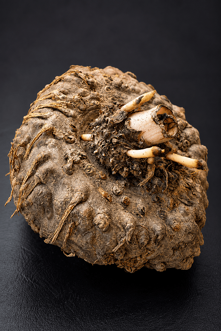 Amorphophallus Paeoniifolius - Dev yapraklı Muhteşem Çiçekli Egzotik Caudex Bitki - 4