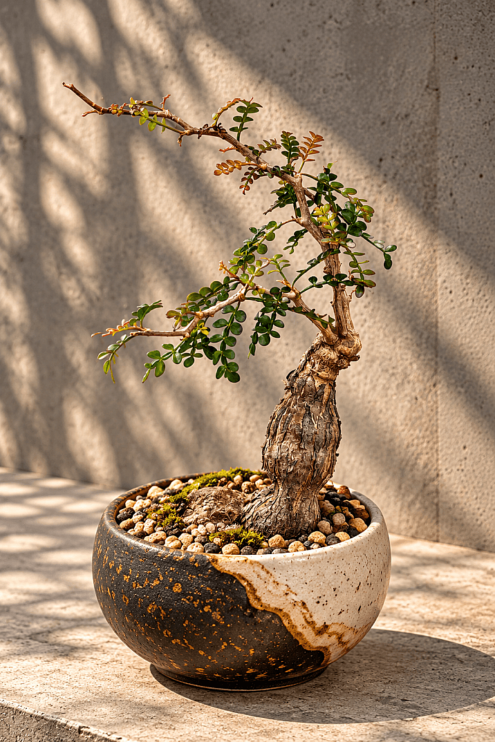 Operculicarya pachypus- Madagascar'dan Ağaç Göndeli Minyatür Bonsai Formunda Nadir Caudex Tür