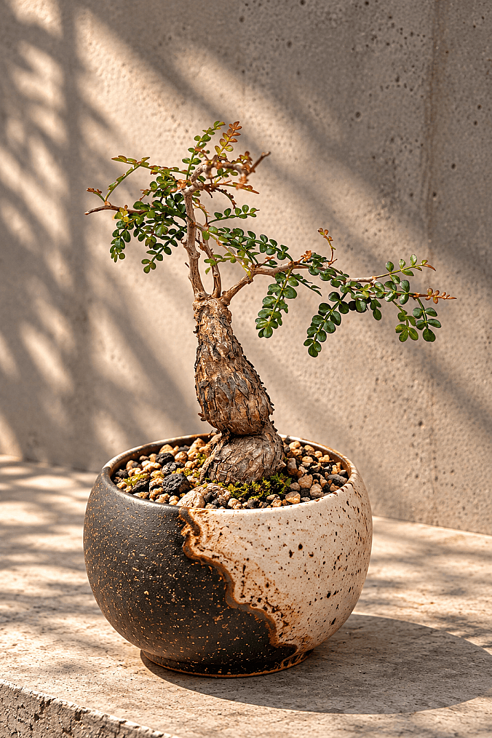 Operculicarya pachypus- Madagascar'dan Ağaç Göndeli Minyatür Bonsai Formunda Nadir Caudex Tür - 3