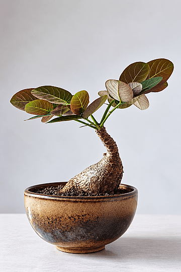 Phyllanthus Mirabilis - (Güneydoğu Asya) - Yaprakları Gece Kapanan Özel Tür Caudex - 3