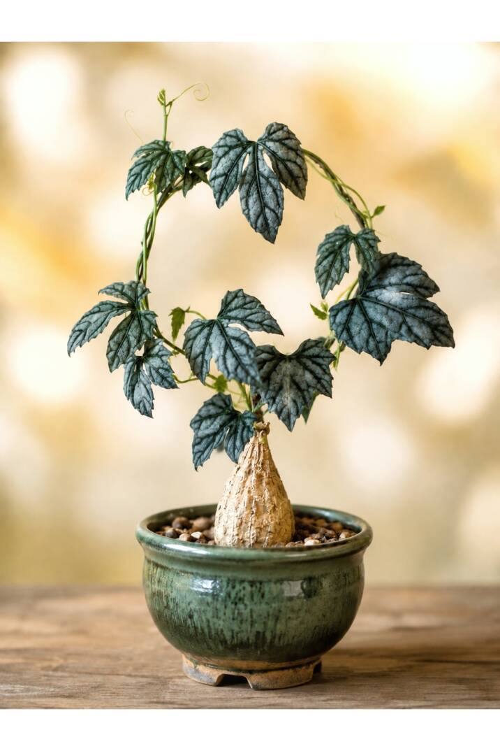Trichosanthes Wawrae Silver - Malezya dan gümüş yapraklı nadir tür - (L) Boy